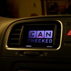 golf 6 display canchecked
